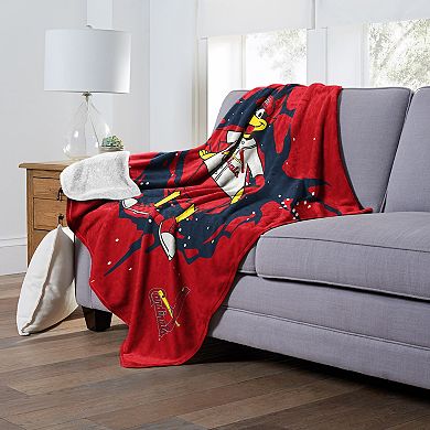 St. Louis Cardinals Mascot Fredbird Silk Touch Sherpa Throw Blanket