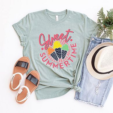 Sweet Summer Time Short Sleeve Graphic Tee