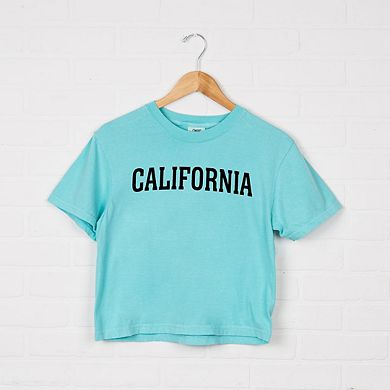 California Arched Relaxed Fit Cropped Tee