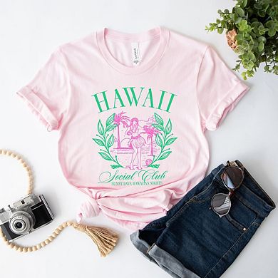 Hawaii Social Club Short Sleeve Graphic Tee