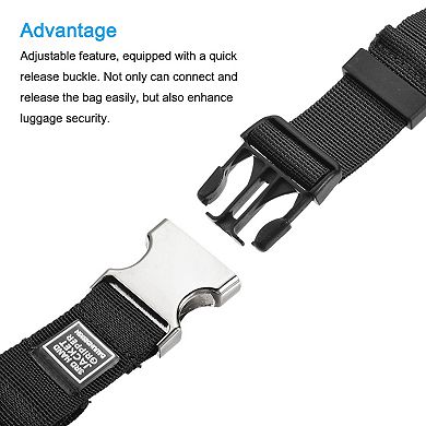 Luggage Straps, Suitcase Belt Carry Clip For Backpack Travel Accessory 2pcs