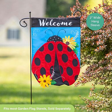 Evergreen Enterprises Ladybug Welcome Garden Flag