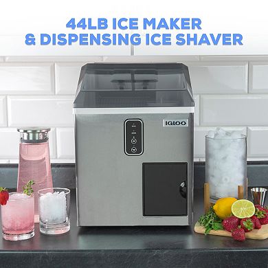 Igloo 44-lb. Ice Maker & Dispensing Ice Shaver
