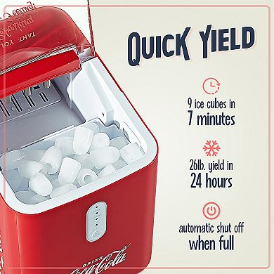Igloo Coca-Cola Self-Cleaning 26-LB. Automatic Ice Maker