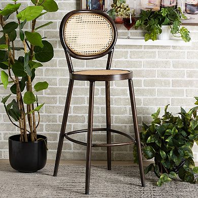 Baxton Studio Thalia Outdoor Bar Stool