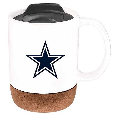 The Memory Company Dallas Cowboys Cork Bottom Mug with Lid