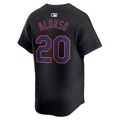 Men's Nike Pete Alonso Black New York Mets Alternate Limited Player Jersey