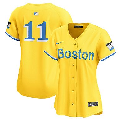 Women's Nike Rafael Devers Gold Boston Red Sox City Connect Limited Player Jersey