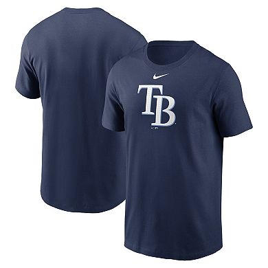 Men's Nike Navy Tampa Bay Rays Fuse Logo T-Shirt