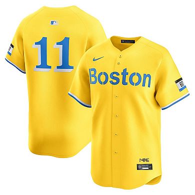 Men's Nike Rafael Devers Gold Boston Red Sox City Connect Limited Player Jersey