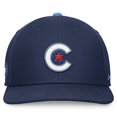 Men's Nike Navy Chicago Cubs City Connect Pro Snapback Hat
