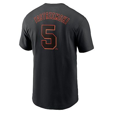 Men's Nike Mike Yastrzemski Black San Francisco Giants Fuse Name & Number T-Shirt