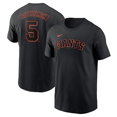 Men's Nike Mike Yastrzemski Black San Francisco Giants Fuse Name & Number T-Shirt