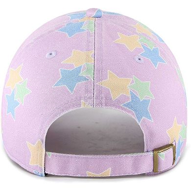 Girls '47 Lavender Tampa Bay Rays Star Bright Clean Up Adjustable Hat