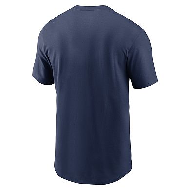 Men's Nike Navy New York Yankees Fuse Logo T-Shirt