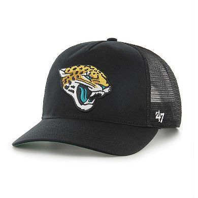 Men's '47 Black Jacksonville Jaguars Mesh Hitch Trucker Adjustable Hat