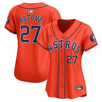 Women's Nike Jose Altuve Orange Houston Astros Alternate Limited Player Jersey