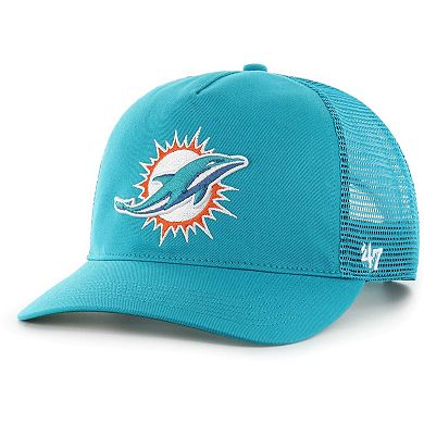 Men's '47 Aqua Miami Dolphins Mesh Hitch Trucker Adjustable Hat