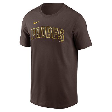 Men's Nike Fernando Tatis Jr. Brown San Diego Padres Fuse Name & Number T-Shirt