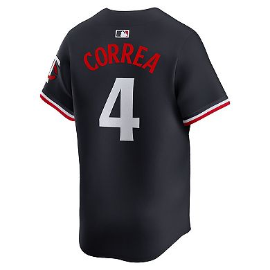 Men's Nike Carlos Correa Navy Minnesota Twins Alternate Limited Player Jersey