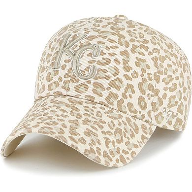 Women's '47 Natural Kansas City Royals Panthera Clean Up Adjustable Hat