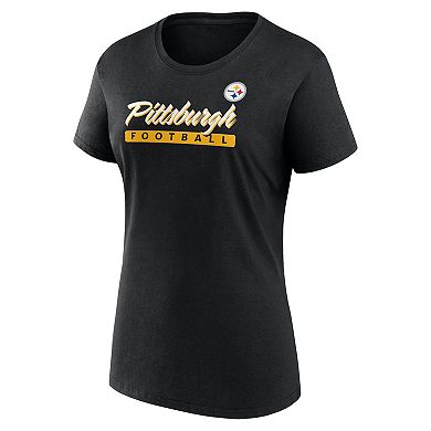 Women's Fanatics Branded Pittsburgh Steelers Risk T-Shirt Combo Pack