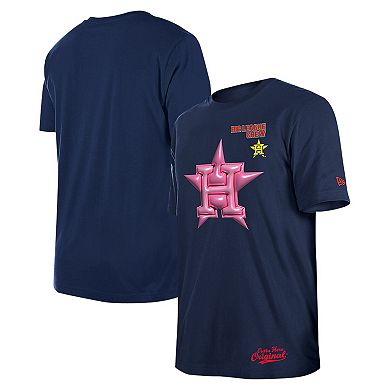 Men's New Era Navy Houston Astros Big League Chew T-Shirt