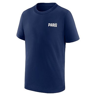 Youth Nike Navy Paris Saint-Germain Photo T-Shirt