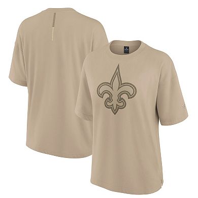 Women's Fanatics Signature Khaki New Orleans Saints Elements Oversized T-Shirt