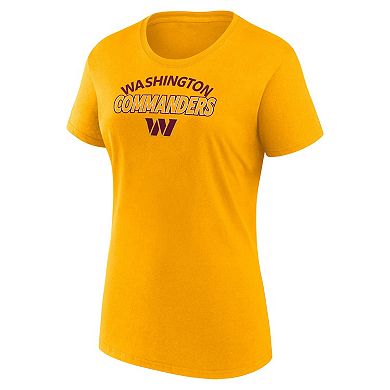 Women's Fanatics Branded Washington Commanders Risk T-Shirt Combo Pack