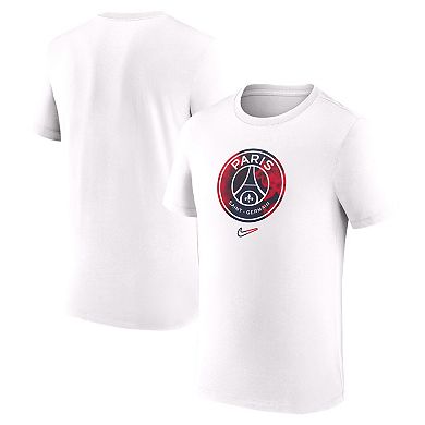 Men's Nike White Paris Saint-Germain Crest T-Shirt