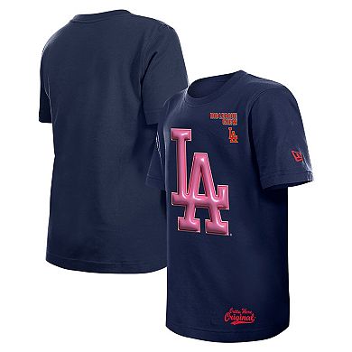 Youth New Era x Big League Chew Navy Los Angeles Dodgers T-Shirt