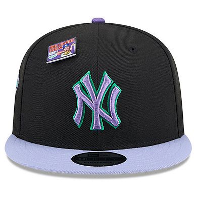 Men's New Era Black/Purple New York Yankees Grape Big League Chew Flavor Pack 9FIFTY Snapback Hat