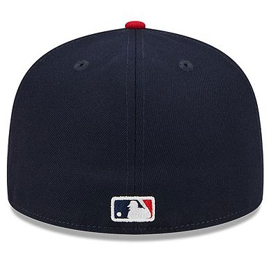 Men's New Era Navy Atlanta Braves Big League Chew Team 59FIFTY Fitted Hat