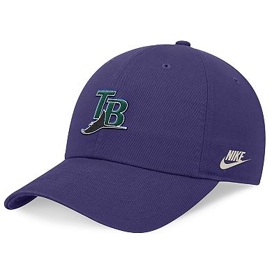 Men's Nike Purple Tampa Bay Rays Rewind Cooperstown Collection Club Adjustable Hat