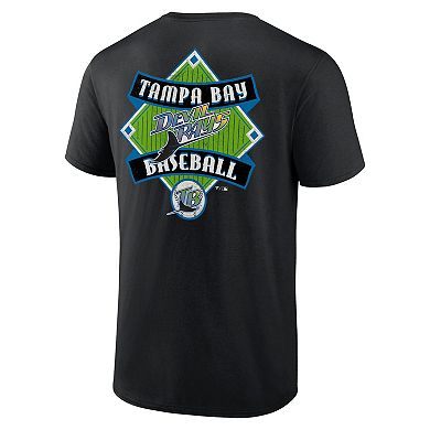 Men's Profile Black Tampa Bay Rays Big & Tall Field Play T-Shirt