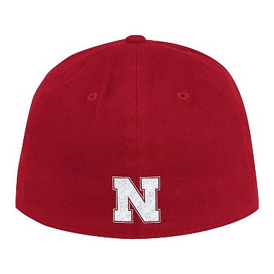 Men's adidas Scarlet Nebraska Huskers Chant Flex Hat