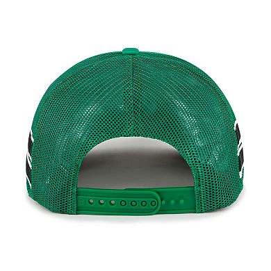 Men's '47 Kelly Green Boston Celtics Sidebrand Stripes Trucker Adjustable Hat