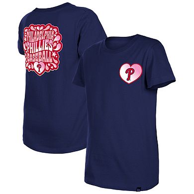 Youth New Era Royal Philadelphia Phillies Changing Ink T-Shirt