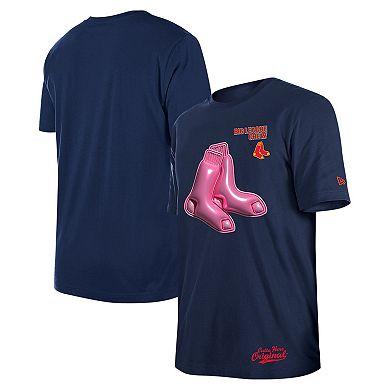 Men's New Era Navy Boston Red Sox Big League Chew T-Shirt