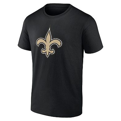 Men's Fanatics Branded Black New Orleans Saints #1 Dad T-Shirt