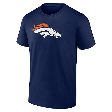 Men's Fanatics Branded Navy Denver Broncos #1 Dad T-Shirt
