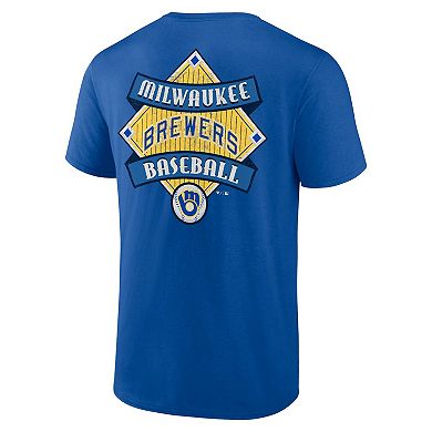 Men's Profile Royal Milwaukee Brewers Big & Tall Field Play T-Shirt