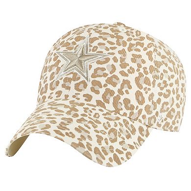 Women's '47 Natural Dallas Cowboys Panthera Clean Up Adjustable Hat