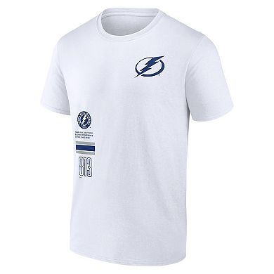 Men's Fanatics Branded White Tampa Bay Lightning Represent T-Shirt
