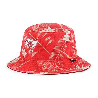 Men's '47 Red Tampa Bay Buccaneers Tropicalia Bucket Hat