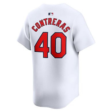 Men's Nike Willson Contreras White St. Louis Cardinals Home Limited Player Jersey