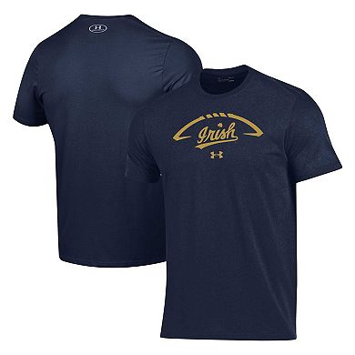 Men's Navy Notre Dame Fighting Irish Football Icon T-Shirt