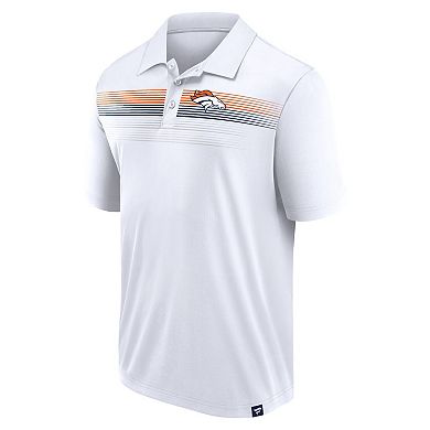 Men's Fanatics Branded White Denver Broncos Big & Tall Sublimated Polo