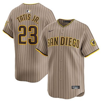 Men's Nike Fernando Tatis Jr. Tan San Diego Padres Alternate Limited Player Jersey